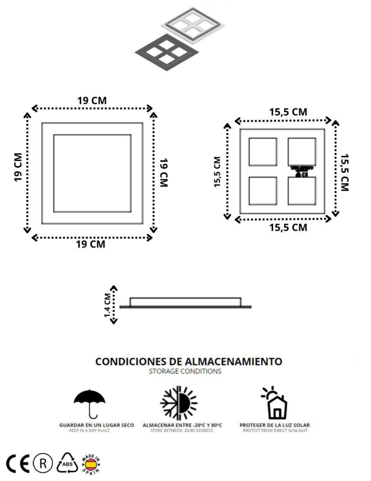 Embellecedor para Ocultar Bote Sifónico TAPA MARCO - Imagen 3